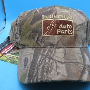 New  Camo Federated Auto Parts Ball Cap Hat